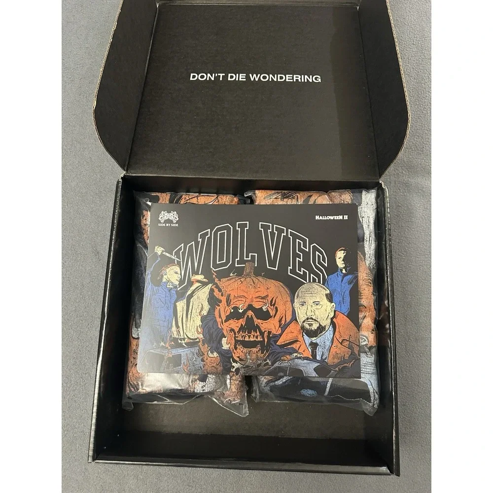 Darc Sport Halloween II Wolves Michael Myers Graphic Men's T-Shirt Black Large